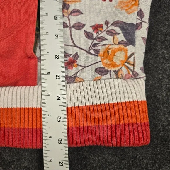 Banana Republic x Prep Curry Mens Floral Hooded Sweatshirt Oversized Size XL